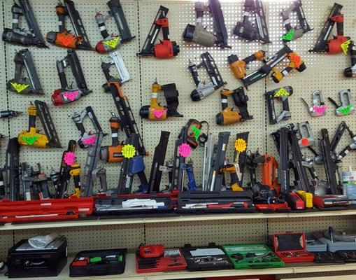 We have lots of air power tools.