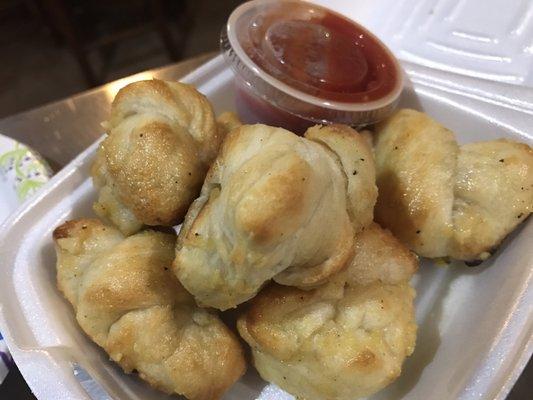 If you like Garlic Knots you have to try these.  They are outstanding.