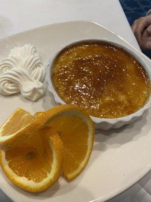 Orange crème brûlée