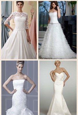 Don't wait save on designer gowns like never before!!  Some gowns are up to 80% off we carry sizes 2-32.