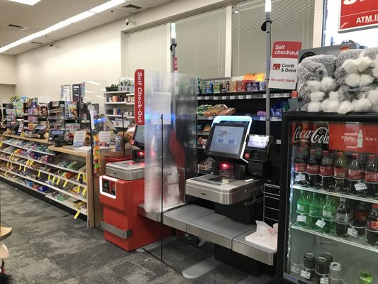 Self-checkout kiosks