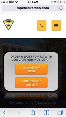 Gata app is own by Monterey peninsula checker cab.