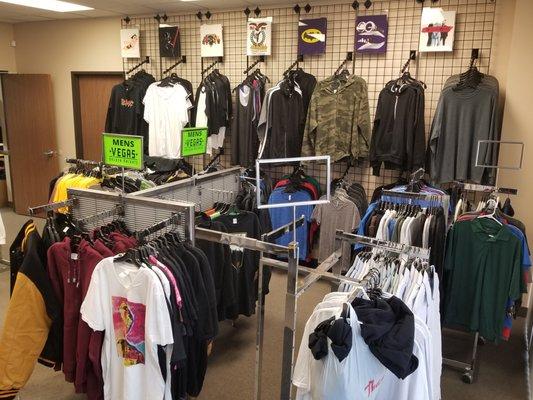 BMF Apparel Store, the right  side when you come inside.