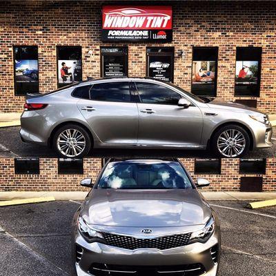 2017 Kia Optima Turbo | Pinnacle Series | Ceramic Window Film with #AirBlue  Maximum Heat and UV Protection MyrtleBeachWindowTint.com