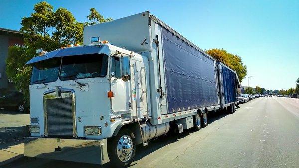 Soft side enclosed cabover