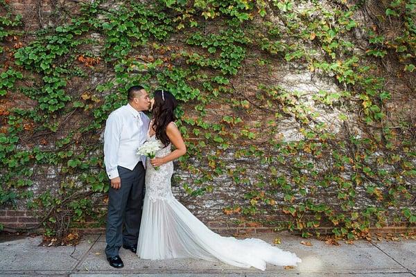 Outside the Ravel Hotel. Tim made the day so special, knowing exactly where and when to photograph.