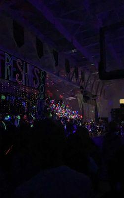 One of the many pep rallies