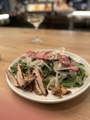 House Salad with Chicken, delicious.