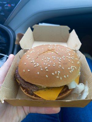 Quarter pounder with cheese