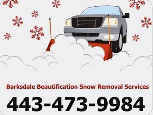 Snow removal services