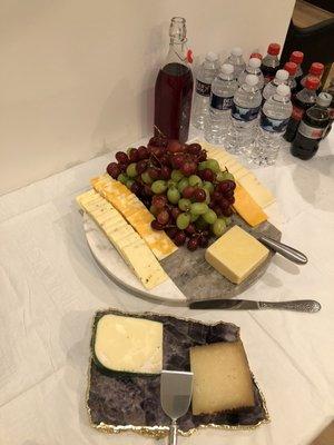 Fruit & cheese platters