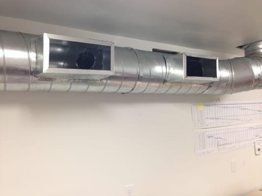 Custom commercial ducting.