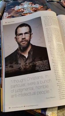 Article in Arlington Magazine with comments on how Pastor Scott Maurer came to be a Pastor.