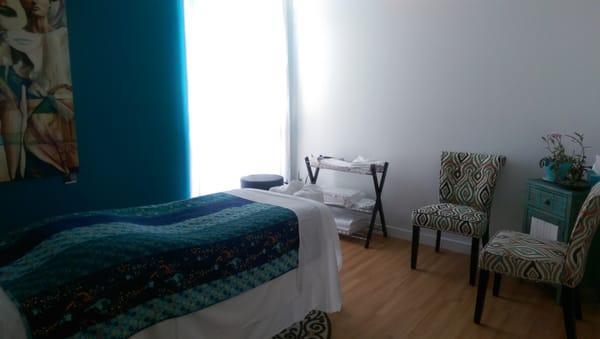 One of the therapy rooms