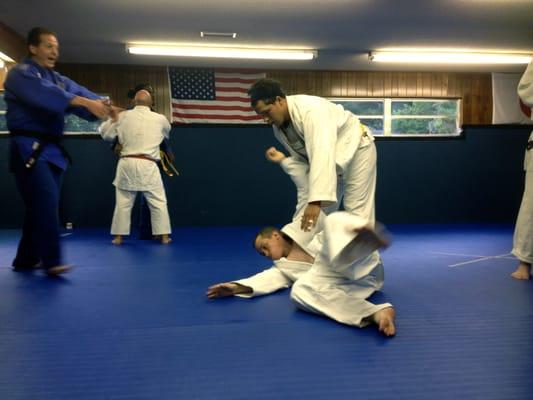 Throwing drills (tachi waza)