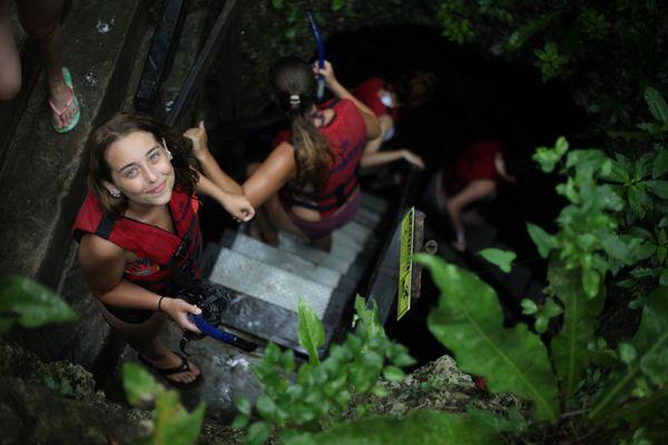 Explore the Cenote caves in Mexico!