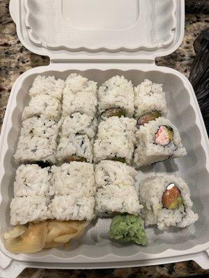 Philly Roll and California Roll