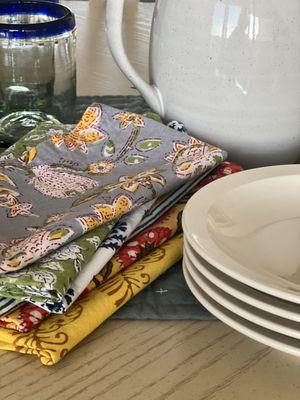 Everyday reusable table napkins