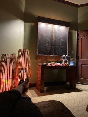 Relaxation Room at the Spa at Riverstone Resort