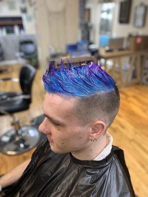 #bluehair #purplehair