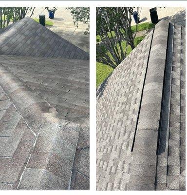 Before & After 
Allison Roofing the Right Way