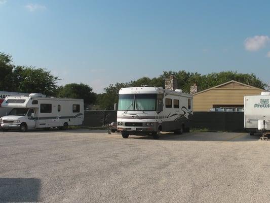 Parking for RV over 35 ft