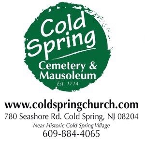 Cold Spring Cemetery is one of hte oldest cemeteries in the country (1714) with the most Mayflower descendants south of Massachusetts.