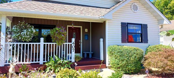 New siding and windows.