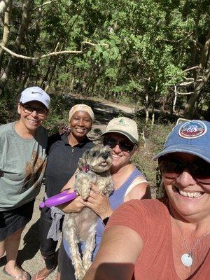 The amazing camp hostess Sandy and Miss Lulu.