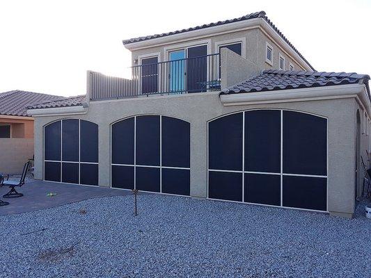 Patio Enclosure with sun control