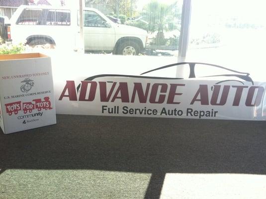 Toys for tots at advanced auto :)