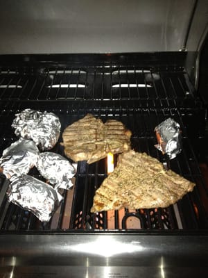 Porterhouse on the new grill!