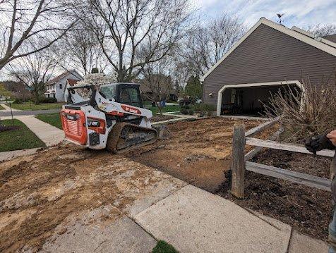 Old Driveway removed