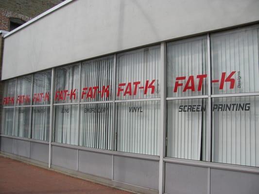 Our store front on Laurel St.