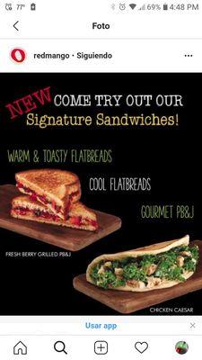 Signature sandwiches