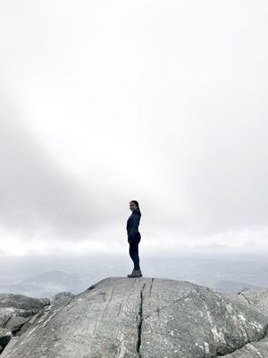 View from the top of white dot trail