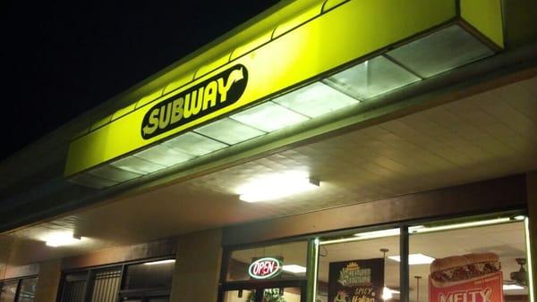 When everything else is closed, there's always a Subway open.