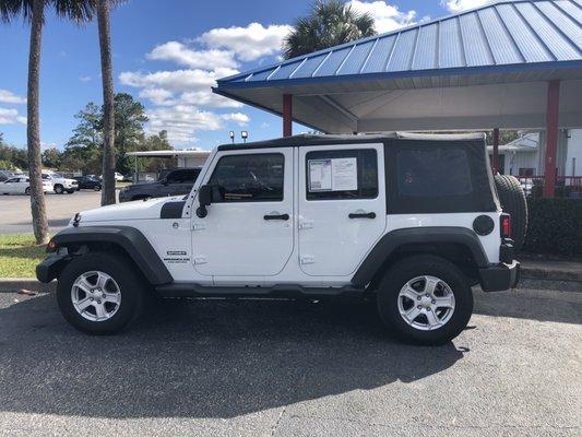 2015 Jeep Wrangler Unlimited for $21,000!