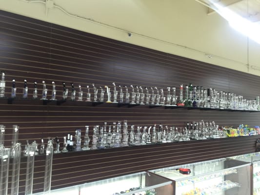 Good selection of water pipes