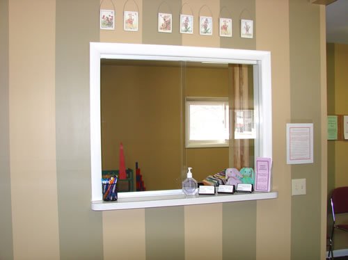 Reception Windows built to fit your finished opening, easy assembly!