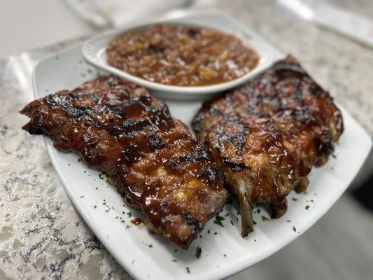 Baby Back Ribs Thursday
Served with Peach BBQ Baked Beans