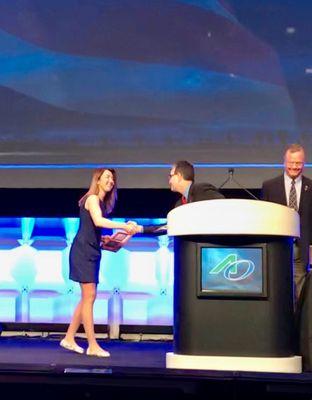 Best Oral Clinical Research Presentation awarded by the Academy of Osseointegration.