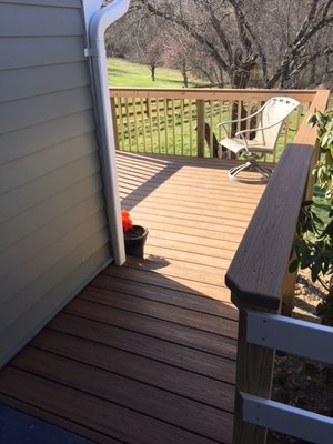 Walkway to deck and ramp