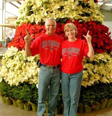 James and Susan at Ellison's Greenhouses