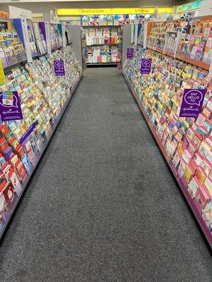 Card aisle