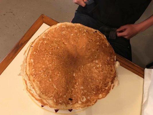 Short stack of pancakes