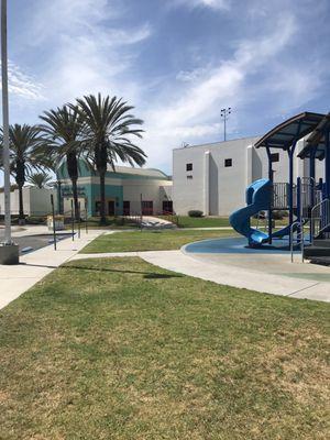 Community center and playground