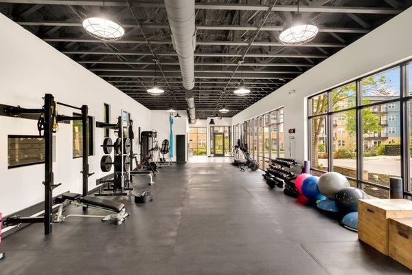 Personal training studio