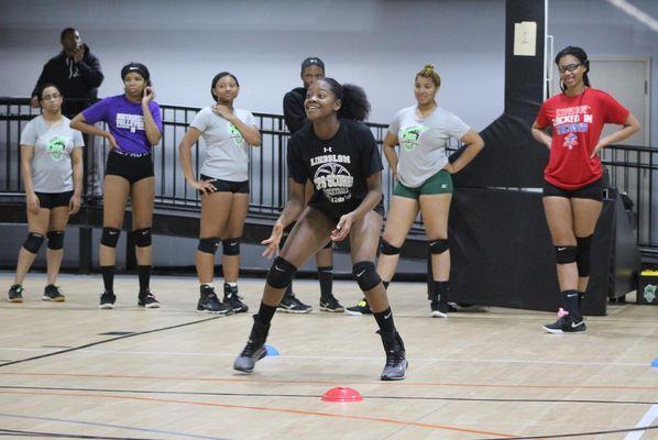 360 Volleyball Club practice at CSO Multiplex.