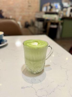 Matcha Latte  with oat milk